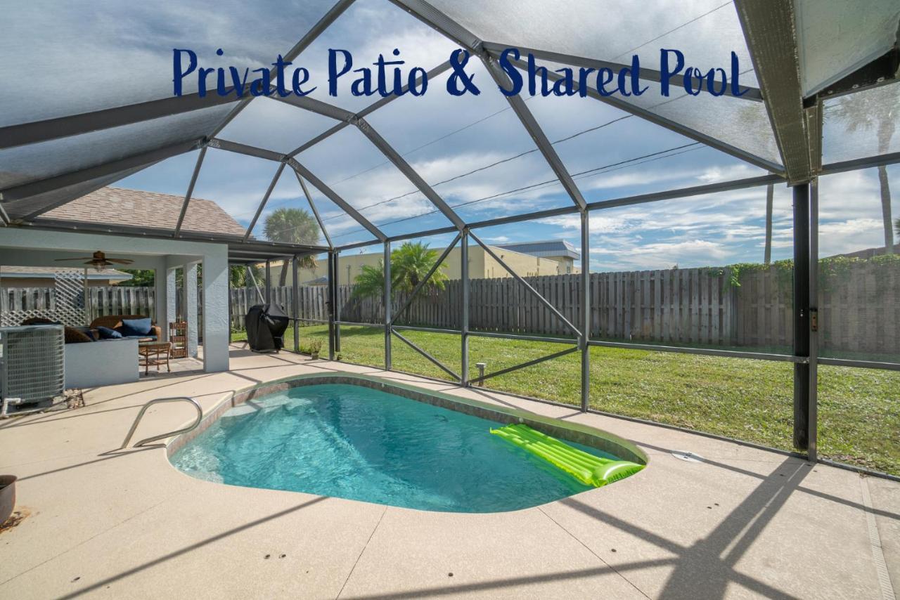 Serene Seaside Retreat - Dog Friendly - 2Br Townhouse With Shared Heated Pool Steps To Paradise Beach! Melbourne Exteriör bild
